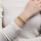 Diamond Cut Cage Bangle - Thumbnail Image 2