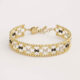 Diamond Cut Cage Bangle - Thumbnail Image 1