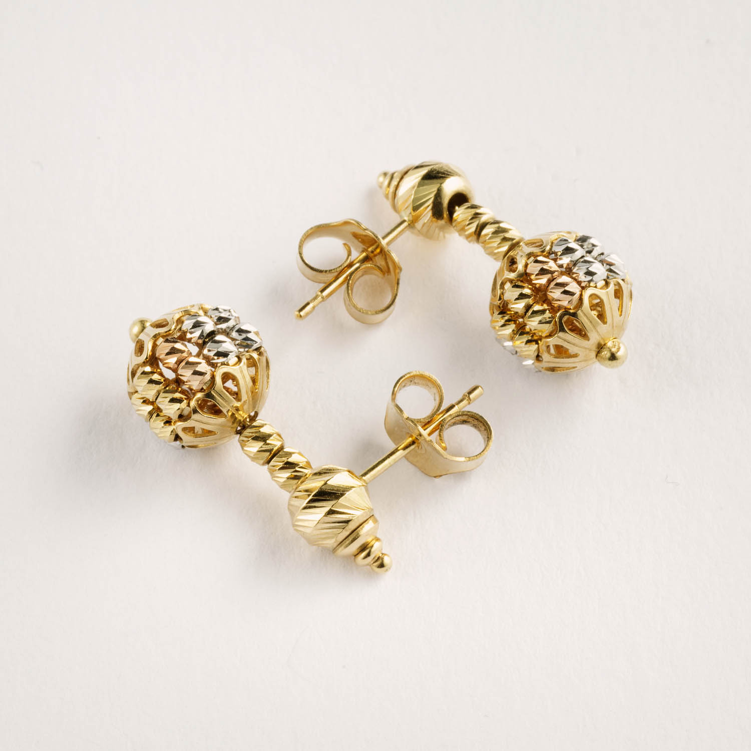 Diamond Cut Gaia Earrings - Image 2