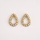 Diamond Cut Teardrop Earrings - Thumbnail Image 1