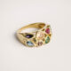 Thick Band Mosaic Ring - Thumbnail Image 1