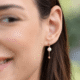 Cascade Pearl Drop Earrings - Thumbnail Image 2