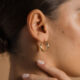 Gold Boutique Florence_18k Gold_Italy_Gold-Boutique-Florence_Sculpted-Hoops-1