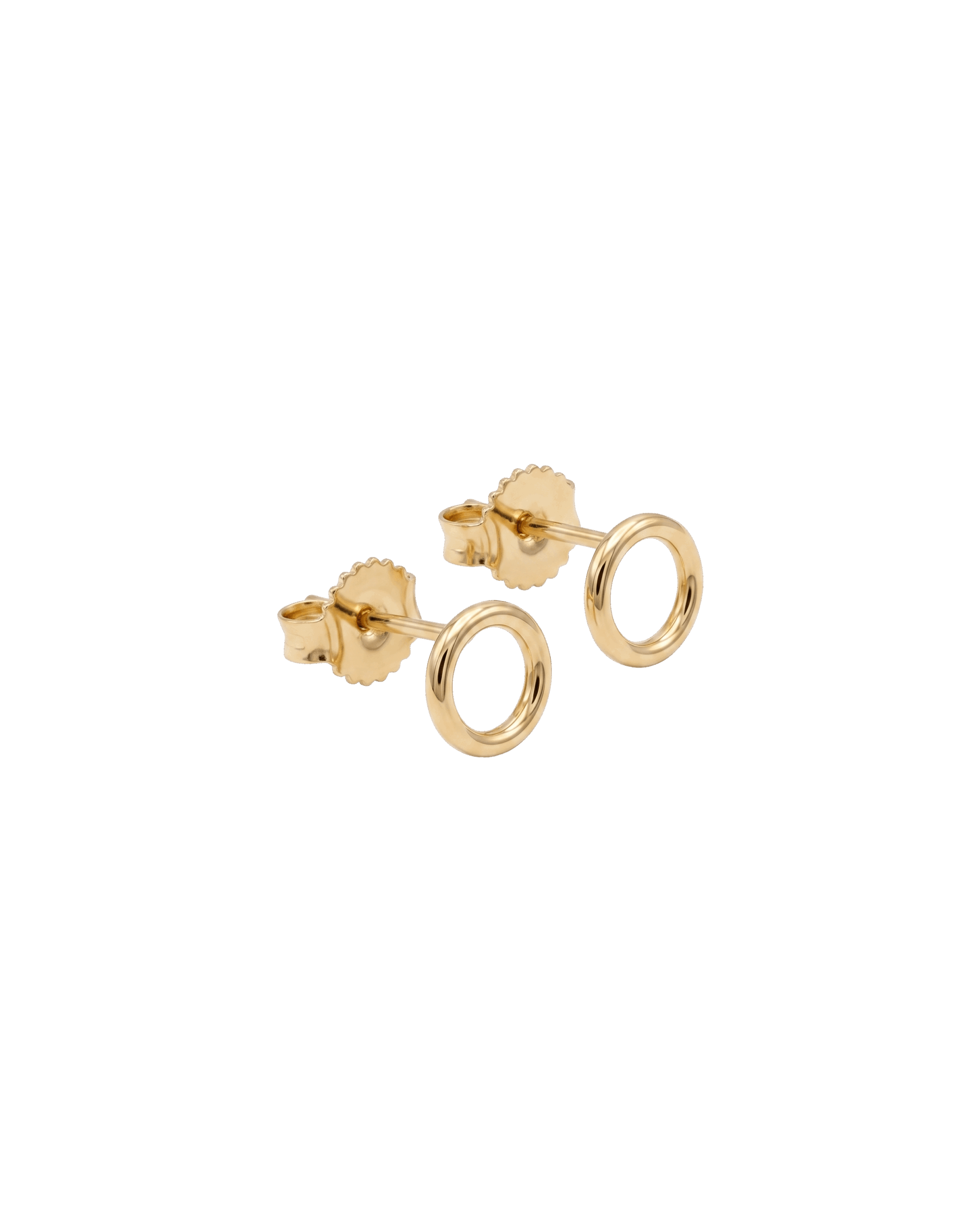 Gold Boutique Florence_18K Gold_Cicle Studs_2
