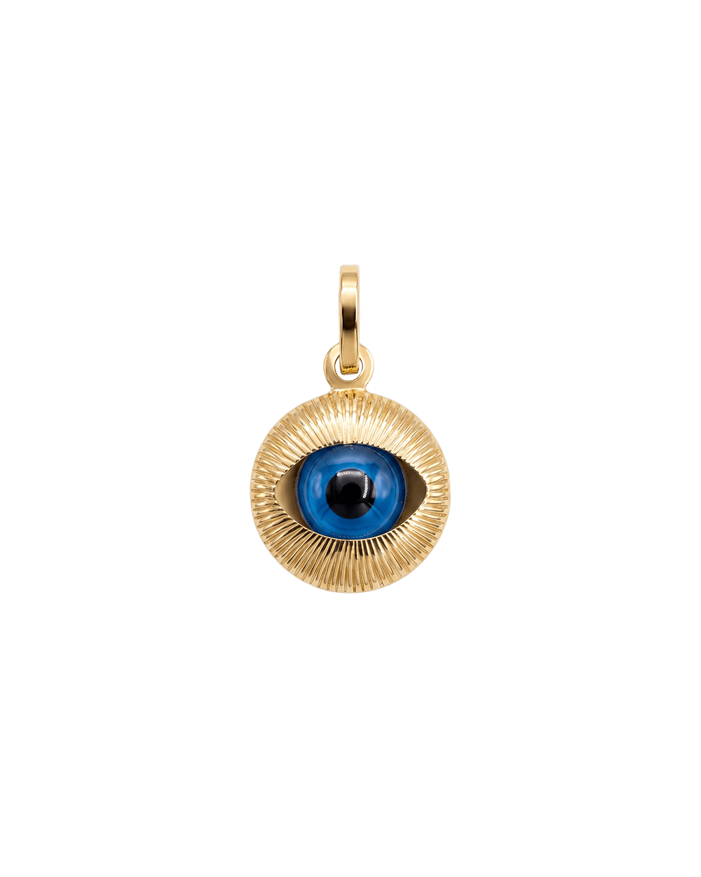 Gold Boutique Evil Eye Pendant_18k Gold