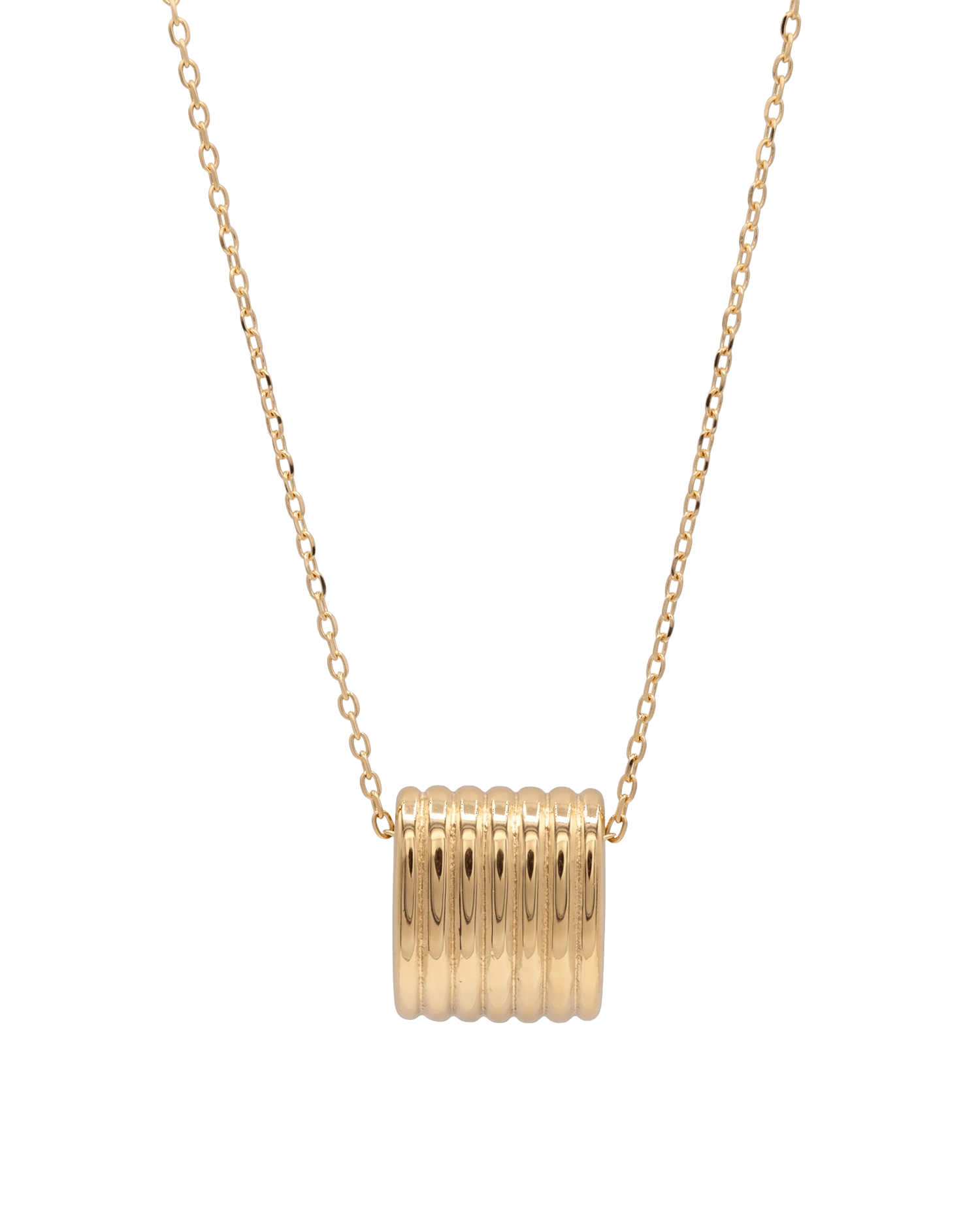 Ridge Necklace Yellow 1