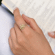 Florentine Flower Ring - Thumbnail Image 2